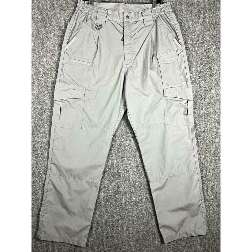 Propper Men's Solid Gray Tactical Cargo Pants 36x32 Poly/Cotton F5252